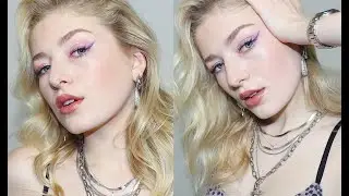 PURPLE CATEYE /BROWS TUTORIAL / Kallie Kaiser