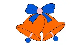 HOW TO DRAW CHRISTMAS BELL EASY-LEARN TO GLITTER BELL STEP BY STEP-DRAWING AND ART PIC