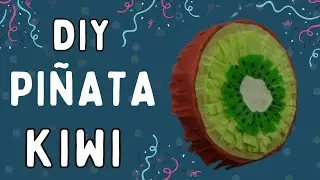 Piñata half of a kiwi fruit. DIY Piñata