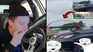 Pura-pura jadi mobil biasa padahal tranformers😂...