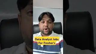 data analyst job for freshers. IT job for fresher.#freshers #datanalytics #dataengineer #data #itjob