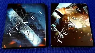 TENET 4K UHD / Blu-Ray Steelbooks Christopher Nolan Unboxing
