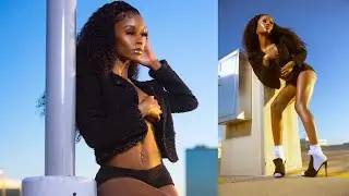 Rooftop Portrait Photoshoot Session + Canon R5 | 28-70 F2 | Neewer Vision 5 TTL [Off Camera Flash]