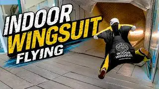 World's First Indoor Wingsuit Flying Wind Tunnel