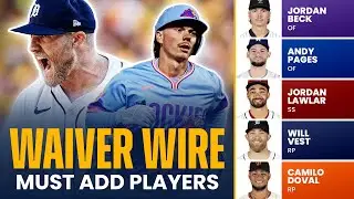 Fantasy Baseball Waiver Wire Pickups to Target | Must-Have Players to Add to Your Roster