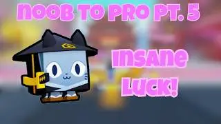 INSANE LUCK! Noob to Pro In Pet Simulator 99 (Part 5)