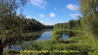 Сиверский, утро у Оредежа, июль...
