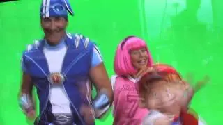 Lazytown with Chloe Lang behind the scenes