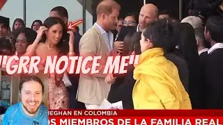 Hovering Meghan IGNORED In ColOmbia #meghanmarkle