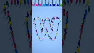 How to Draw 3D Letter W || Drawing 3d Alphabets - Block Letters in 3d