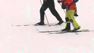 Skiing to Lagoon Island
