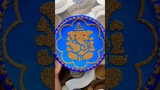 Ganesha making from paddy seeds 🌾🌾🌾🌾 #ganeshchaturthi #youtubeshorts #ganesh