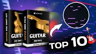 🎸 TOP 10 GUITAR MIDI MELODIES  | Guitar MIDI Pack | How to make guitar melodies in fl studio