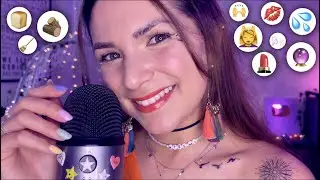 ASMR Emoji Challenge 5 - Water Spray, Mouth Sounds, Brushing - Personal Attention, German/Deutsch