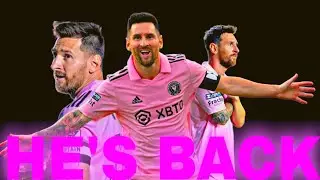 KING IS BACK🗿🔥 | LIONEL MESSI BACK FROM INJURY 🔥| INTER MIAMI CF| #Messi #InterMiami #InjuryComeback