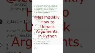 How to Unpack Function Arguments in Python 