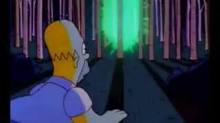 Homer Simpson sieht ein Alien / Homer Simpson meets Alien