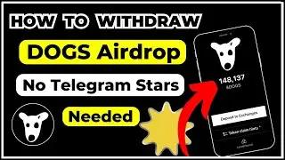 How To Withdraw Your DOGS From Telegram To Bybit || DOGS Coin Withdrawal #dogs #dogsmining
