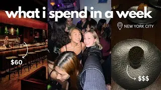 What I Spend in a Week Living in NYC  💸 在纽约生活一周的花费