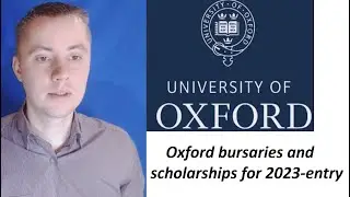Oxford bursaries and scholarships for 2023-entry