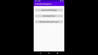 Android AlertDialog Example