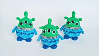 Вяжу много и продаю 🛸 Вязаный ИНОПЛАНЕТЯНИН крючком подробный МК🛸 Игрушки амигуруми