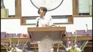 Dorinda preaching @ New Providence Baptist Church!