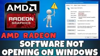 How to fix AMD RADEON Software Not Opening on Windows 2023 latest ☑️