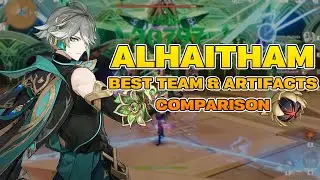 C0 ALHAITHAM Artifact & Team Comparison || Genshin Impact 3.7