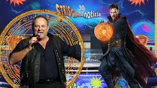 GERRY SCOTTI E IL BANCONE DI STRISCIA IN UN UNIVERSO PARALLELO