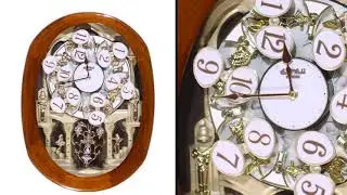 RHYTHM Magic Motion Clock 4MH407WU06 Grand Encore II
