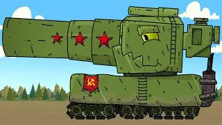 All Battles of Super Tanks Hybrids - Cartoons about tanks