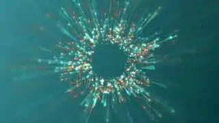 stock footage abstract background with particle animation
