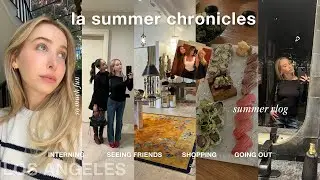 summer in LA (vlog) | going out, shopping, & interning