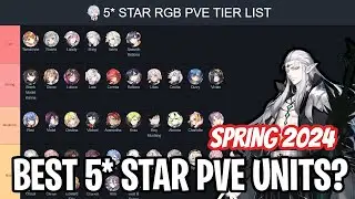 5* STAR RGB PVE TIER LIST - 2024 SPRING  [Epic Seven]