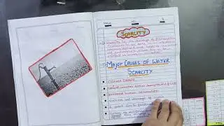 project on water degradation and conservation  class 8,9,10