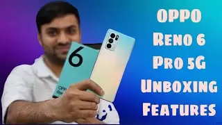OPPO Reno 6 Pro 5G Unboxing, First Look & Features - Dimensity 1200 ⚡️ | Flare Portrait Video | 90Hz