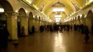 Moscow metro Komsomolskaya Комсомо́льская