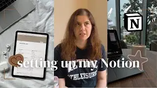 setting up Notion as a complete beginner with no experience ☁️💻 | call outs, to dos, calendars