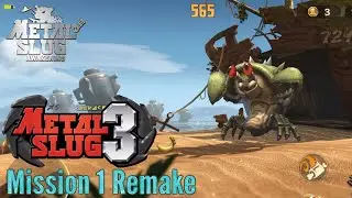 Metal Slug Code: J - Metal Slug 3 Remake Mission 1 (No Damage) | MS Awakening