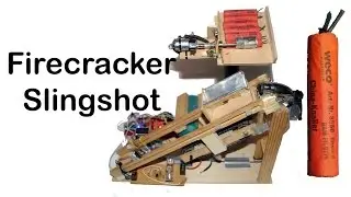 Homemade Automated Firecracker Slingshot