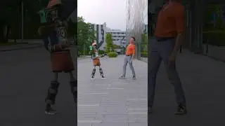 Dance with super advanced robot 🤖🌸 
