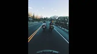 Motorcycle snowball fight #hdpanamerica