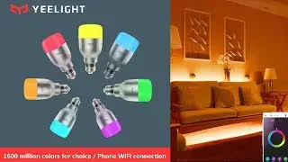 Лампа Xiaomi Mi Yeelight 9W RGB E27 + цветомузыка