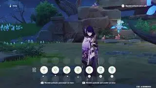 jugando genshin impact