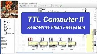 TTL Computer II #61 - Read-Write Flash Filesystem