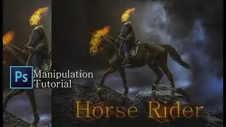 Ghost Rider Manipulation  photoshop Tutorial