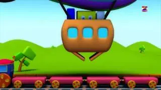 Bob kereta api warna menaiki | Pendidikan Video | Belajar Warna | Colors For Kids | Bob Color Ride