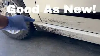Asphalt Removal - using Citrol to remove the tar/asphalt on a car