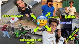 Ninja ka cr@sh ho gaya Ishita se 💔 || Big Surprise BMW 😍 || Gopro gift kr dia ❤️‍🔥